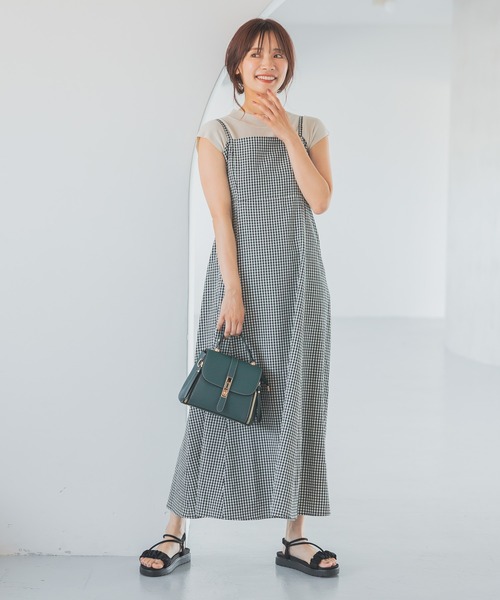 mysty woman（ミスティウーマン）の「2WAYプチハイニットフレンチスリーブ　575223（ニット/セーター・レディース・ブラウン/アイボリー/ブラック・FREE）」の7枚目の写真