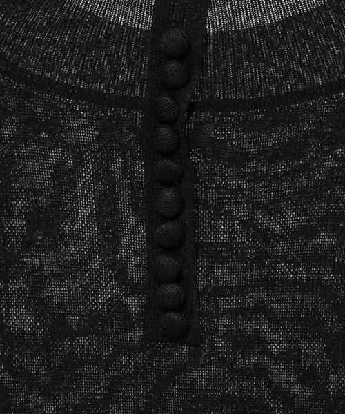 mysty woman（ミスティウーマン）の「2WAYプチハイニットフレンチスリーブ　575223（ニット/セーター・レディース・ブラウン/アイボリー/ブラック・FREE）」の11枚目の写真