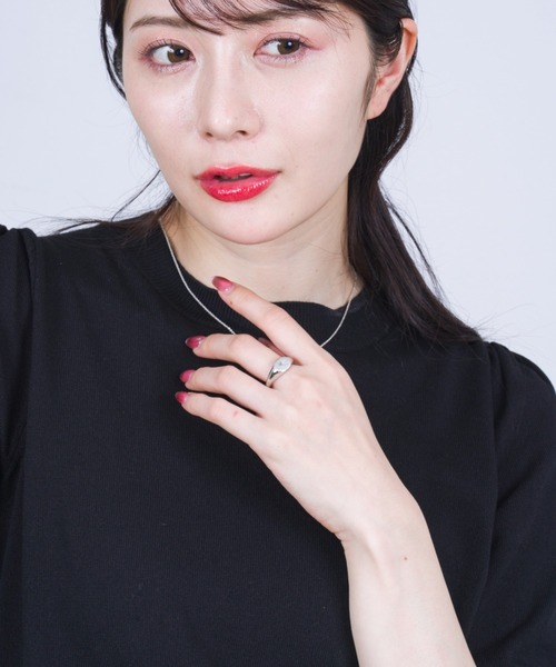 TOM WOOD（トムウッド）の「【TOMWOOD/トムウッド】Ice Ring Slim　シルバーリング 指輪 ピンキー（リング・レディース・シルバー・48/50/52/54/56）」の9枚目の写真