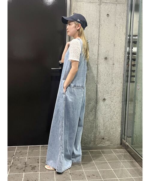 Ungrid（アングリッド）の「バックオープンデニムサロペット