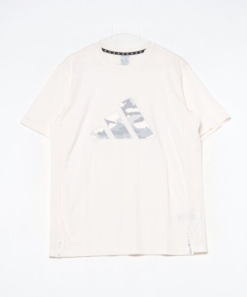 adidas（アディダス）の「アディダス adidas トレイン エッセンシャルズ カモグラフィック ロゴ（Tシャツ/カットソー・メンズ・グレー系その他/ブラック/グレー・S/M/L/LL/3L）」の2枚目の写真