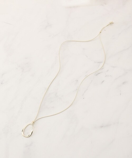 UNTITLED（アンタイトル）の「リングコートトップネックレス（ネックレス・レディース・ゴールド/シルバー・00）」の5枚目の写真