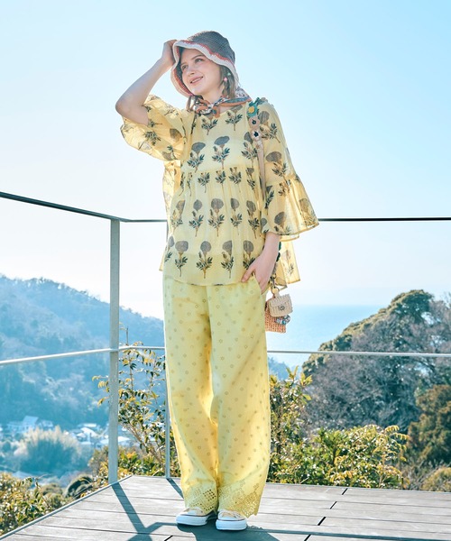 チャイハネ(チャイハネ)の「【チャイハネ】ルレブロトップス(その他トップス・レディース・ホワイト/ブラウン/イエロー・FREE)」の19枚目の写真