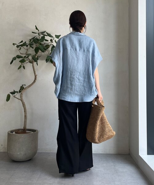 DouDou（ドゥドゥ）の「リヨセル2WAYカーゴパンツ（その他パンツ・レディース・ブラック/アイボリー/ピンク・FREE）」の17枚目の写真