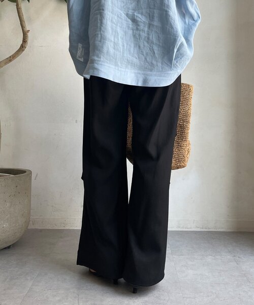 DouDou（ドゥドゥ）の「リヨセル2WAYカーゴパンツ（その他パンツ・レディース・ブラック/アイボリー/ピンク・FREE）」の21枚目の写真