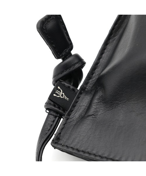 L.E.D.BITES（エルイーディーバイツ）の「レザー　ミニショルダー　ワンマイルショルダー（ショルダーバッグ・メンズ・グレー/ブラック・ONE SIZE）」の10枚目の写真