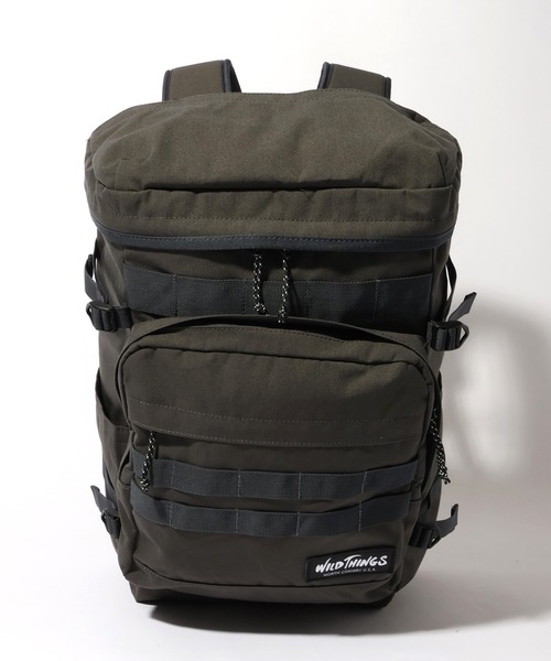 WILD THINGS（ワイルドシングス）の「【WILD THINGS/ワイルドシングス】バックパック(容量：約30L)（バックパック/リュック・メンズ・ベージュ/グレー/ブラック・FREE）」の4枚目の写真