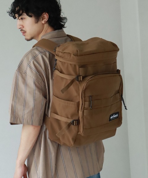 WILD THINGS（ワイルドシングス）の「【WILD THINGS/ワイルドシングス】バックパック(容量：約30L)（バックパック/リュック・メンズ・ベージュ/グレー/ブラック・FREE）」の8枚目の写真