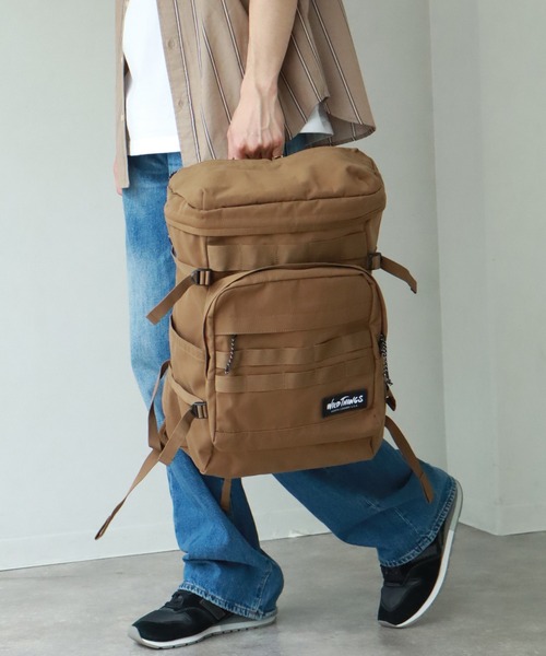 WILD THINGS（ワイルドシングス）の「【WILD THINGS/ワイルドシングス】バックパック(容量：約30L)（バックパック/リュック・メンズ・ベージュ/グレー/ブラック・FREE）」の11枚目の写真