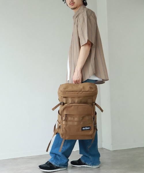 WILD THINGS（ワイルドシングス）の「【WILD THINGS/ワイルドシングス】バックパック(容量：約30L)（バックパック/リュック・メンズ・ベージュ/グレー/ブラック・FREE）」の13枚目の写真