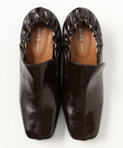 B:MING by BEAMS（ビーミングバイビームス）の「ギャザー ヒール ローファー（22.5～24.5cm）（ローファー・レディース・ブラック/ブラウン・24.5cm/23.5cm/22.5cm）」の13枚目の写真