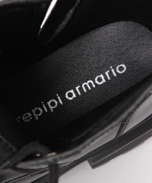 repipi armario（レピピ アルマリオ）の「アツゾコレースアップブーツ（ブーツ・キッズ・ブラック/その他/アイボリー・LARGE/MEDIUM/SMALL）」の12枚目の写真