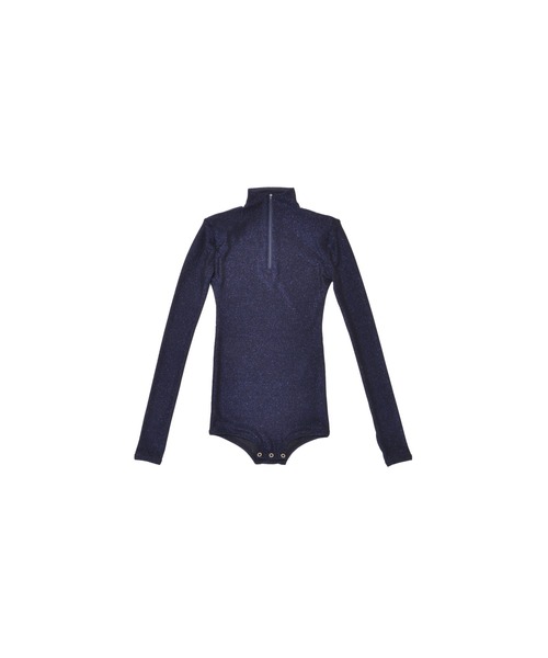 DLESS(ドレス)の「Half zipup bodysuits/ハーフジップロングスリーブボディスーツ(Tシャツ/カットソー・レディース・ブラック/ゴールド/ネイビー・X-SMALL/SMALL)」の17枚目の写真