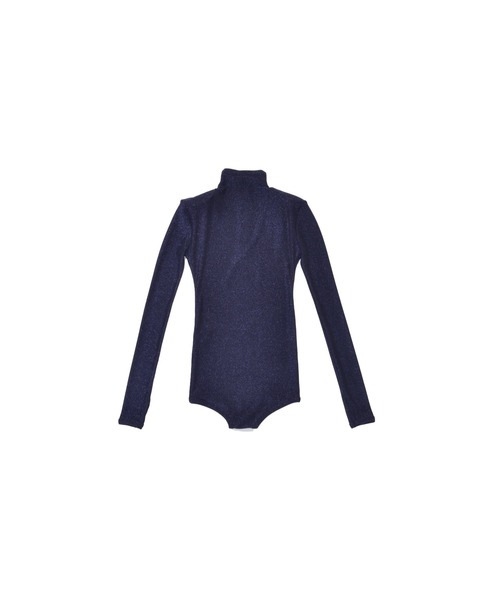 DLESS(ドレス)の「Half zipup bodysuits/ハーフジップロングスリーブボディスーツ(Tシャツ/カットソー・レディース・ブラック/ゴールド/ネイビー・X-SMALL/SMALL)」の18枚目の写真