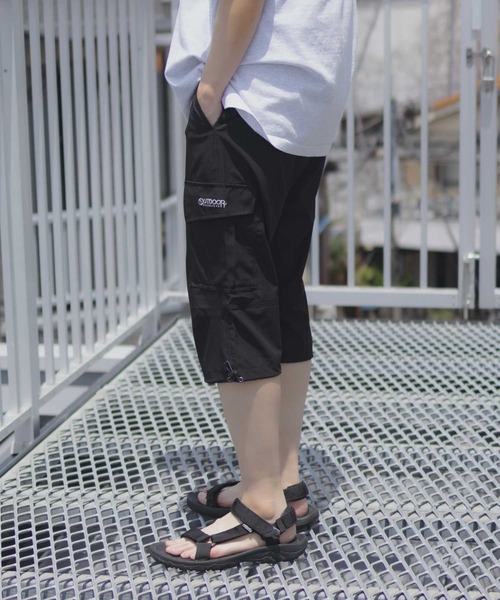 OUTDOOR PRODUCTS(アウトドアプロダクツ)の「OUTDOOR PRODUCTS ポリリップストレッチカーゴクロップドパンツ【UVカット ドライ】(カーゴパンツ・メンズ・ブラック/カーキ/グレイッシュベージュ・M/L/XL)」の8枚目の写真