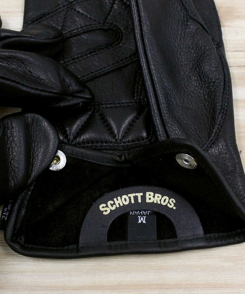 Schott(ショット)の「ONESTAR GLOVE(手袋・メンズ・ブラック・M/L/S)」の8枚目の写真