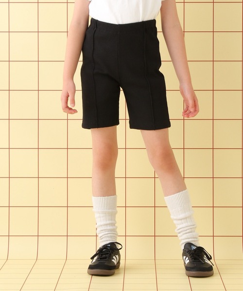 LEPSIM（レプシィム）の「【KIDS】ピンタックリブサイクルパンツ　578677（その他パンツ・キッズ・ブラック/イエロー/オレンジ・130/120/140）」の7枚目の写真