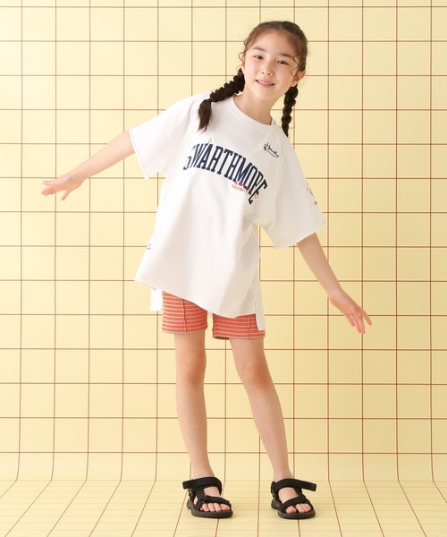 LEPSIM（レプシィム）の「【KIDS】ピンタックリブサイクルパンツ　578677（その他パンツ・キッズ・ブラック/イエロー/オレンジ・130/120/140）」の11枚目の写真