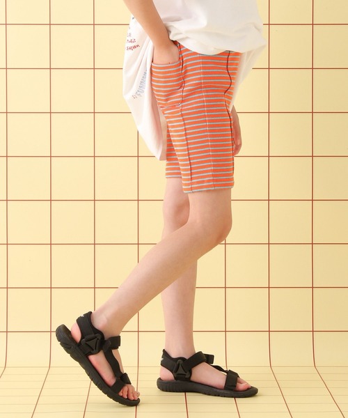 LEPSIM（レプシィム）の「【KIDS】ピンタックリブサイクルパンツ　578677（その他パンツ・キッズ・ブラック/イエロー/オレンジ・130/120/140）」の15枚目の写真
