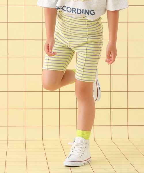 LEPSIM（レプシィム）の「【KIDS】ピンタックリブサイクルパンツ　578677（その他パンツ・キッズ・ブラック/イエロー/オレンジ・130/120/140）」の21枚目の写真