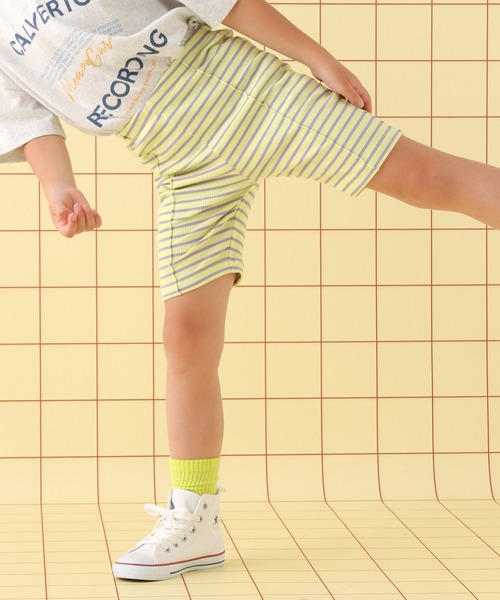 LEPSIM（レプシィム）の「【KIDS】ピンタックリブサイクルパンツ　578677（その他パンツ・キッズ・ブラック/イエロー/オレンジ・130/120/140）」の22枚目の写真