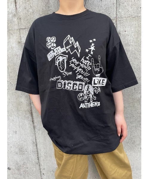 TMGE Tシャツ ブラック WORLD WIDE LOVE! 2025年最新】WORLD WIDE LOVE ! メンズ Tシャツの人気アイテム