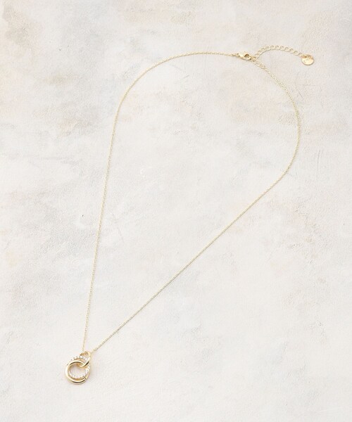 grove(グローブ)の「サークルキュービックビジューネックレス(ネックレス・レディース・ピンクゴールド/シルバー/ゴールド・00)」の5枚目の写真