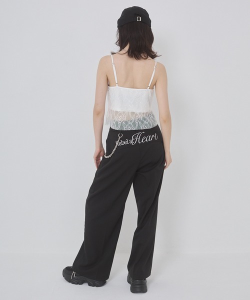 ENVYM(アンビー)の「【Aimi×ENVYM】ルーズスラックス(スラックス・レディース・ブラック/グレー・MEDIUM/SMALL)」の10枚目の写真