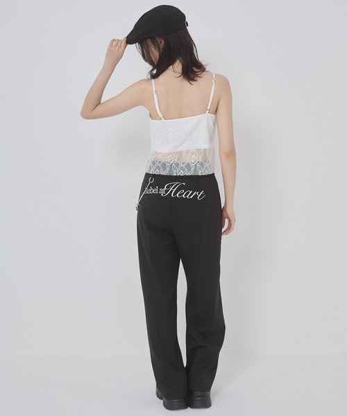 ENVYM(アンビー)の「【Aimi×ENVYM】ルーズスラックス(スラックス・レディース・ブラック/グレー・MEDIUM/SMALL)」の11枚目の写真