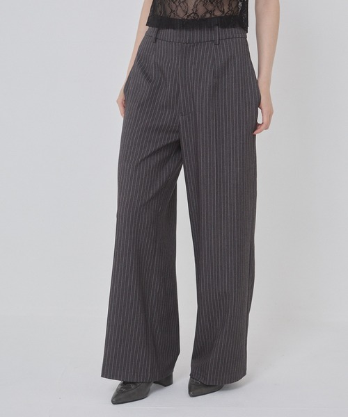 ENVYM(アンビー)の「【Aimi×ENVYM】ルーズスラックス(スラックス・レディース・ブラック/グレー・MEDIUM/SMALL)」の12枚目の写真