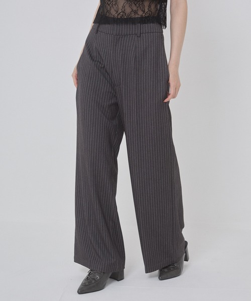 ENVYM(アンビー)の「【Aimi×ENVYM】ルーズスラックス(スラックス・レディース・ブラック/グレー・MEDIUM/SMALL)」の13枚目の写真