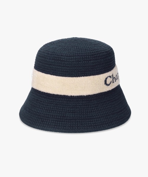 Chapeau d' O（シャポードオー）の「Chapeau d' O  TM Jacquard Logo Bucket / シャポードオー（ハット・レディース・ワイン/ベージュ/ネイビー・M/57.5cm）」の12枚目の写真