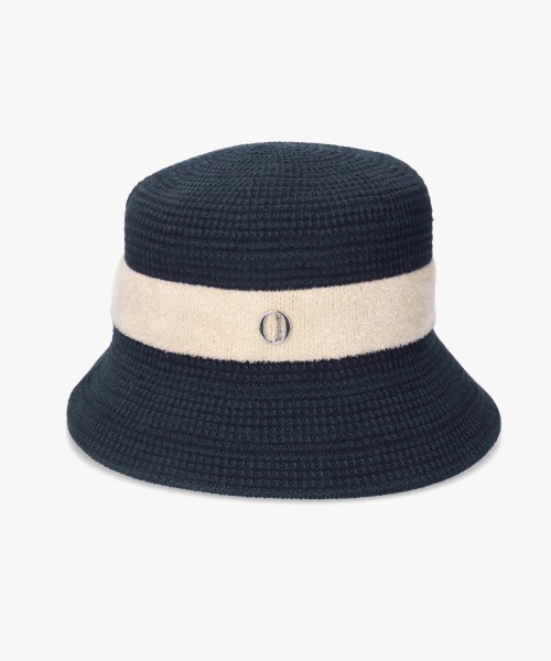 Chapeau d' O（シャポードオー）の「Chapeau d' O  TM Jacquard Logo Bucket / シャポードオー（ハット・レディース・ワイン/ベージュ/ネイビー・M/57.5cm）」の14枚目の写真
