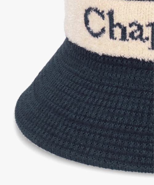 Chapeau d' O（シャポードオー）の「Chapeau d' O  TM Jacquard Logo Bucket / シャポードオー（ハット・レディース・ワイン/ベージュ/ネイビー・M/57.5cm）」の17枚目の写真