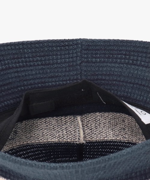 Chapeau d' O（シャポードオー）の「Chapeau d' O  TM Jacquard Logo Bucket / シャポードオー（ハット・レディース・ワイン/ベージュ/ネイビー・M/57.5cm）」の22枚目の写真