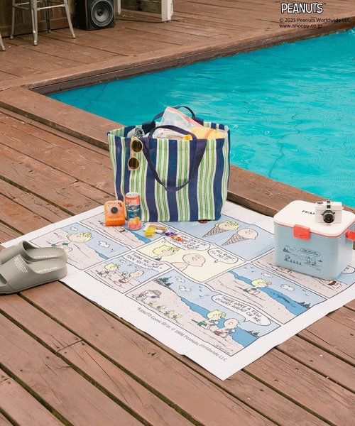 レージーフーデー PEANUTS×BAYFLOW】レジャーシート90×120（アウトドアグッズ）｜PEANUTS