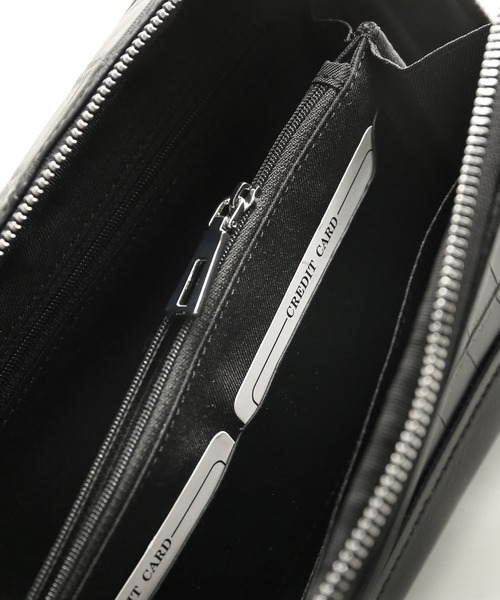 sankyo shokai(サンキョウショウカイ)の「クロコダイルレザー2way クラッチバッグ ボディバッグ メンズ(ボディバッグ/ウエストポーチ・メンズ・ブラック/グレー・FREE)」の10枚目の写真