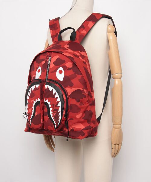 【新品】A BATHING APE COLOR CAMO SHARKバックパック COLOR CAMO SHARK DAYPACK（バックパック/リュック）｜A BATHING