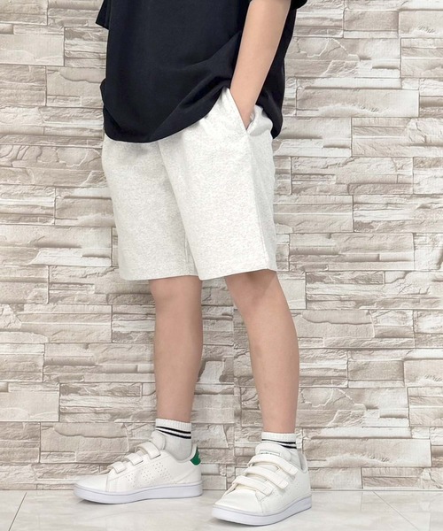 SHISKY(シスキー)の「綿100% 裏毛ショートパンツ(その他パンツ・キッズ・ライトグレー/カーキ/ネイビー/ブラック/杢グレー・110/120/130/140/150/160)」の6枚目の写真