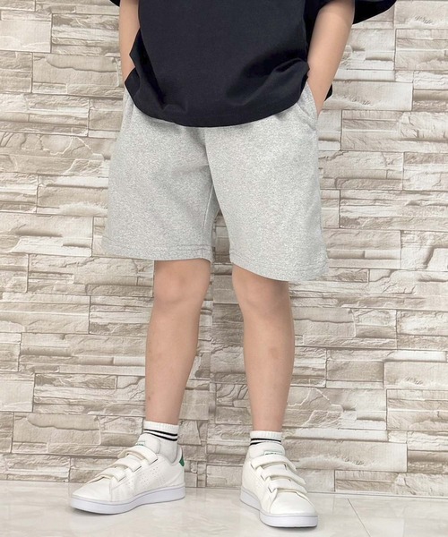 SHISKY(シスキー)の「綿100% 裏毛ショートパンツ(その他パンツ・キッズ・ライトグレー/カーキ/ネイビー/ブラック/杢グレー・110/120/130/140/150/160)」の7枚目の写真