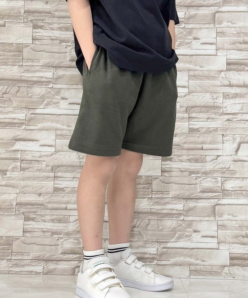 SHISKY(シスキー)の「綿100% 裏毛ショートパンツ(その他パンツ・キッズ・ライトグレー/カーキ/ネイビー/ブラック/杢グレー・110/120/130/140/150/160)」の9枚目の写真