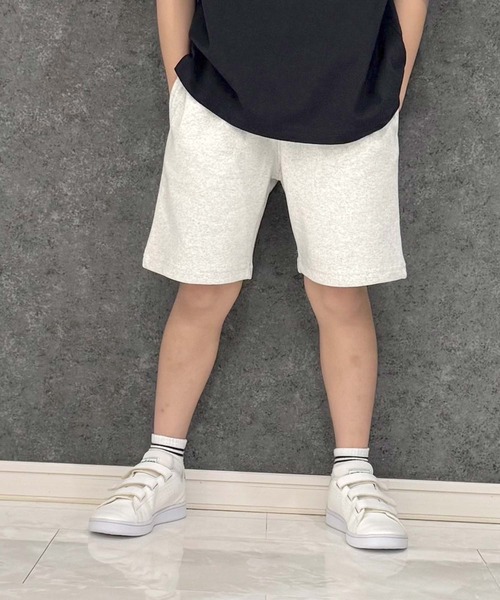 SHISKY(シスキー)の「綿100% 裏毛ショートパンツ(その他パンツ・キッズ・ライトグレー/カーキ/ネイビー/ブラック/杢グレー・110/120/130/140/150/160)」の11枚目の写真