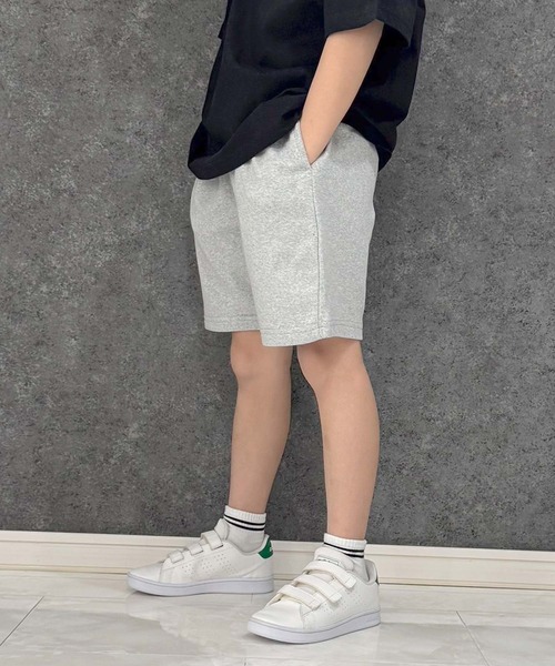 SHISKY(シスキー)の「綿100% 裏毛ショートパンツ(その他パンツ・キッズ・ライトグレー/カーキ/ネイビー/ブラック/杢グレー・110/120/130/140/150/160)」の12枚目の写真
