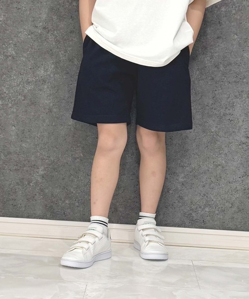 SHISKY(シスキー)の「綿100% 裏毛ショートパンツ(その他パンツ・キッズ・ライトグレー/カーキ/ネイビー/ブラック/杢グレー・110/120/130/140/150/160)」の15枚目の写真