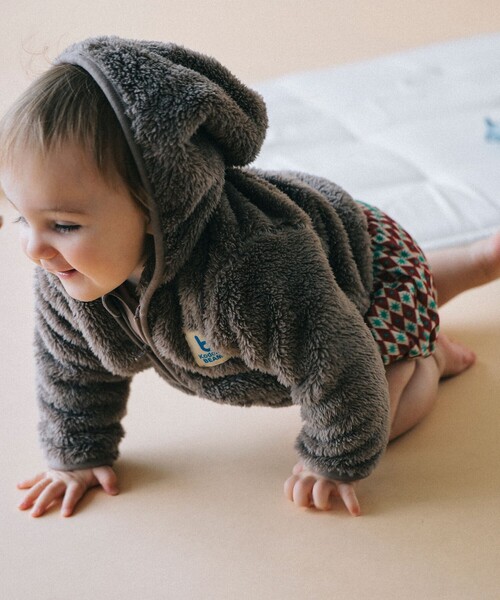 セール】ジップ ボア フーディ 2025FW（70～110cm）（その他アウター