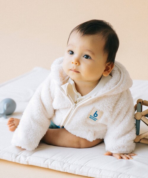 セール】ジップ ボア フーディ 2025FW（70～110cm）（その他アウター