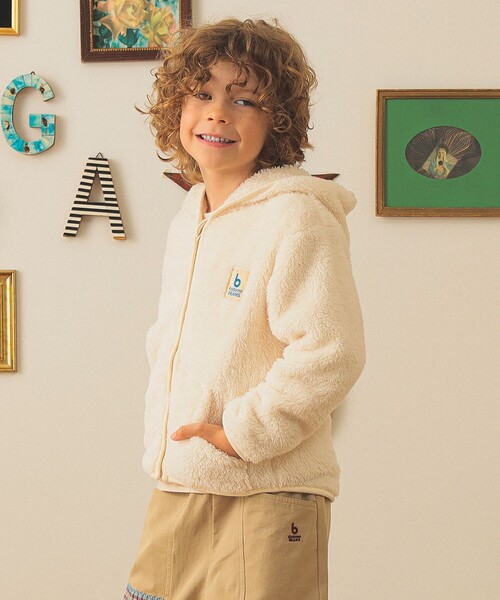 セール】ジップ ボア フーディ 2025FW（70～110cm）（その他アウター