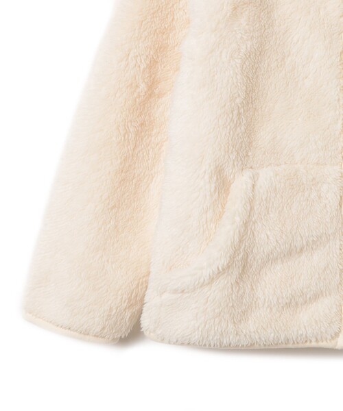 こども ビームス（コドモビームス）の「ジップ ボア フーディ 2025FW（70～110cm）（その他アウター・キッズ・ホワイト系その他5/ブラウン系その他4・70/80/90t/100/110）」の18枚目の写真