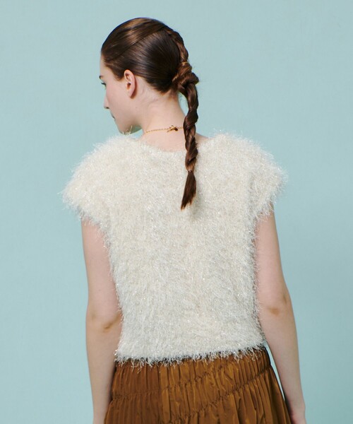 allureville（アルアバイル）の「ドライシャギープルオーバー（ニット/セーター・レディース・アイボリー/ライトグレー/ブラック/ブラウン・2）」の17枚目の写真