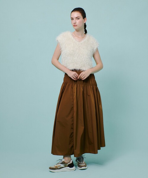 allureville（アルアバイル）の「ドライシャギープルオーバー（ニット/セーター・レディース・アイボリー/ライトグレー/ブラック/ブラウン・2）」の18枚目の写真